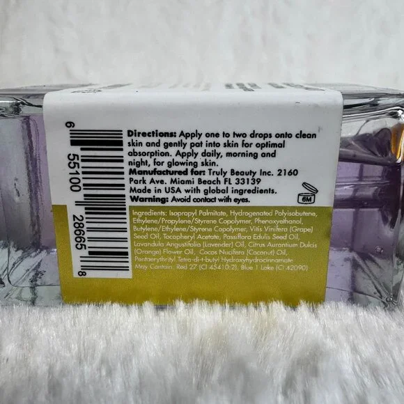 Glazed Donut Facial Serum By Truly Beauty 1.7 fl oz 50ml NWOB - Picture 2 of 4